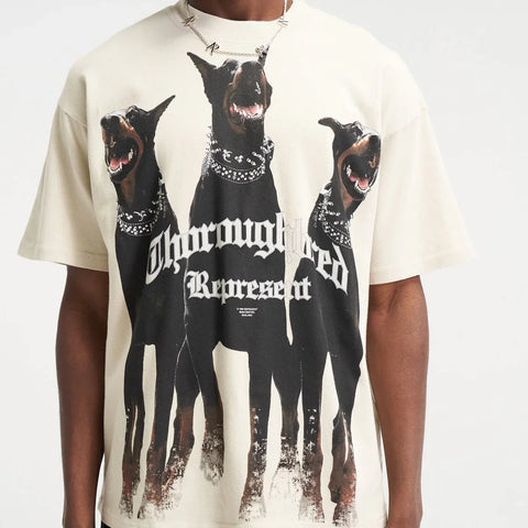 Represent Doberman T Shirt White