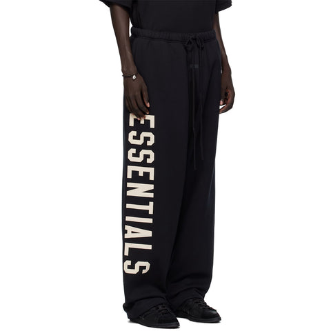 Fear of God ESSENTIALS Black Lounge Fleece Sweatpants black