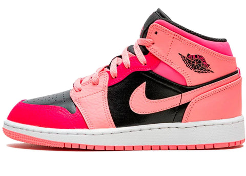 Nike Jordan 1 Mid Coral Chalk GS - ALPHET
