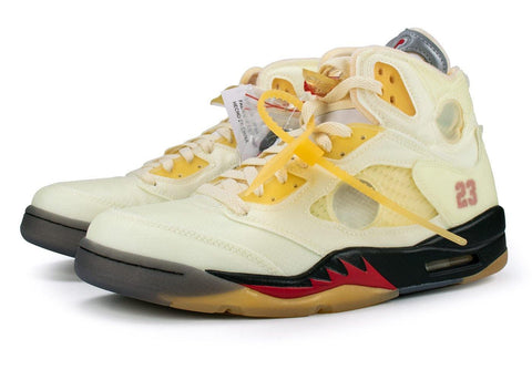 Nike Air Jordan 5 Retro OFF-WHITE Sail - ALPHET