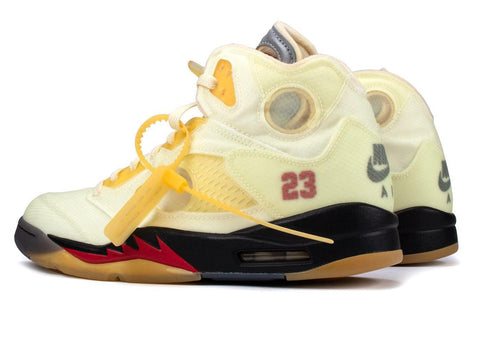 Nike Air Jordan 5 Retro OFF-WHITE Sail - ALPHET