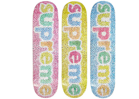 Supreme Candy Hearts Skateboard Deck Set