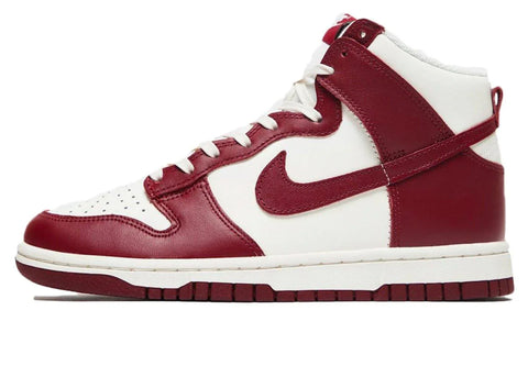 Nike Dunk High Sail Team Red (W) - ALPHET