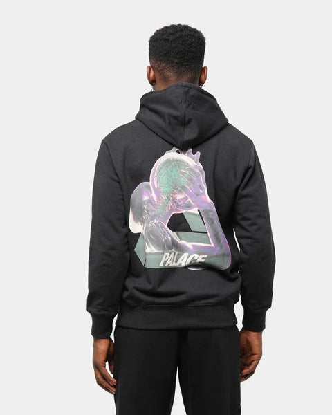 Palace Tri-Gaine Hood Black - ALPHET