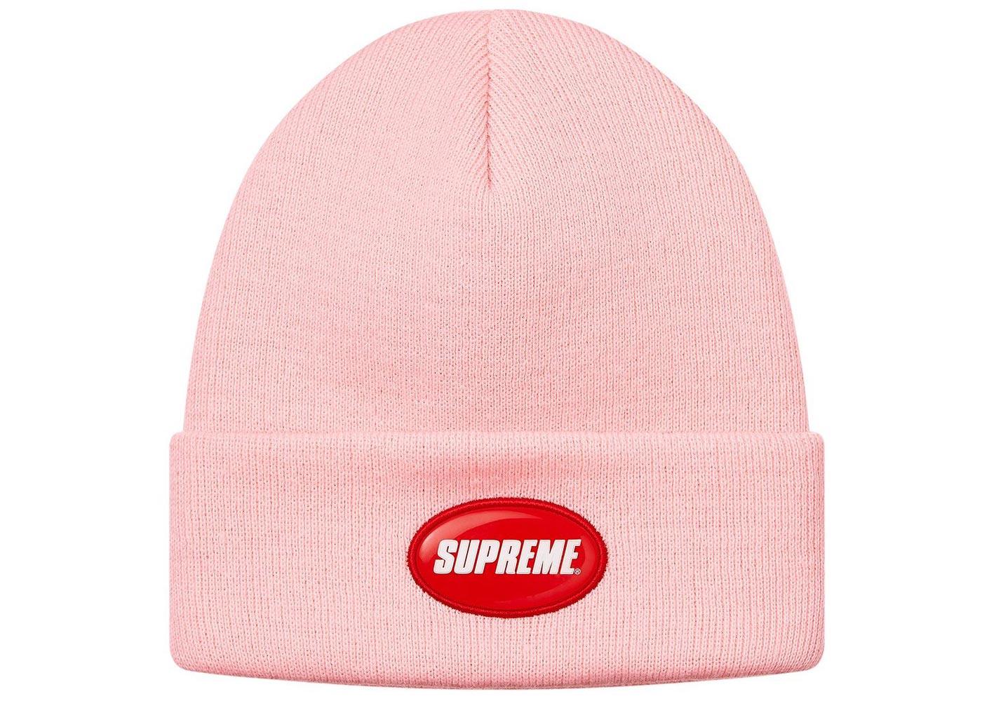 Supreme rubber deals patch beanie