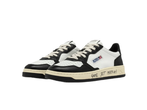 Autry Sneakers Black White Letters