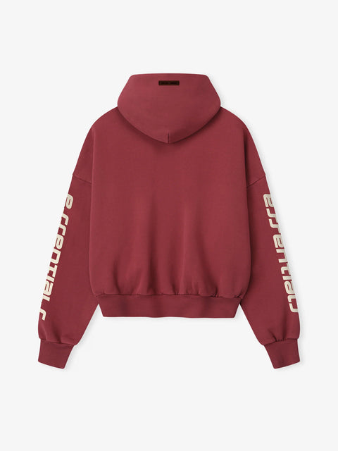 Fear of God Essentials Hoodie 90S Crimson