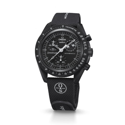 Swatch x Omega MoonSwatch straps Black Rubber