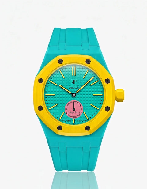 רצועה בלבד ל-AP x Swatch Royal Pop Otg Roz