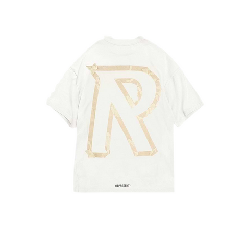 REPRESENT MASKING TAPE INITIAL T-SHIRT
