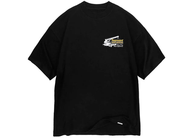 Represent Design & Construction Black T-Shirt | ALPHET
