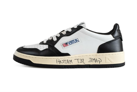 Autry Sneakers Black White Letters