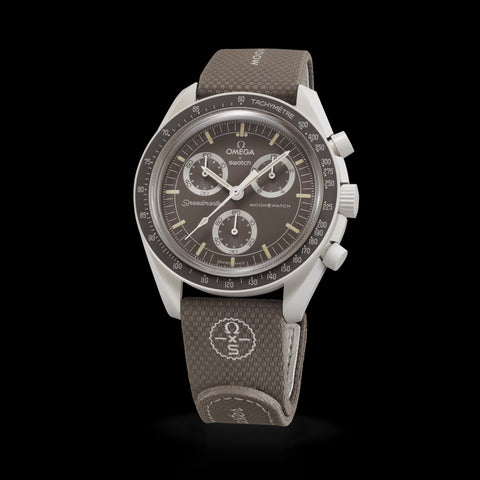 Swatch x Omega MoonSwatch straps Brown Sand Rubber Pre Order