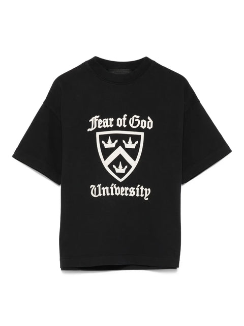 Fear of God ESSENTIALS Black T-Shirt University
