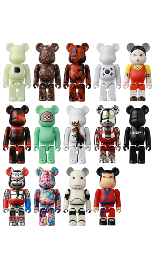 Bearbrick 100% Series 44 3 יחידות