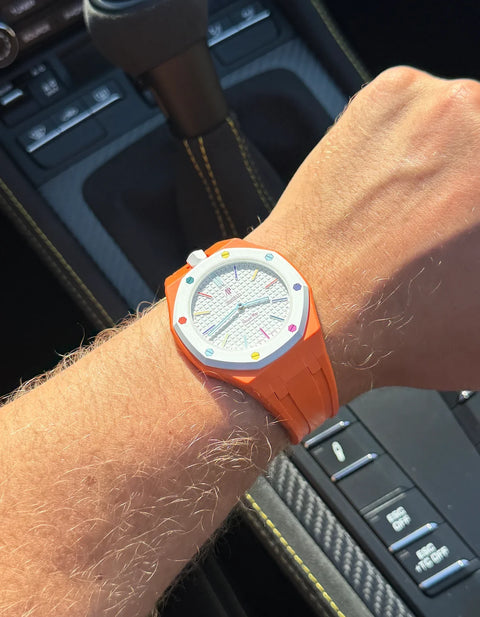 Swatch x Audemars Piguet AP Bioceramic Royal Pop Huit Blanc