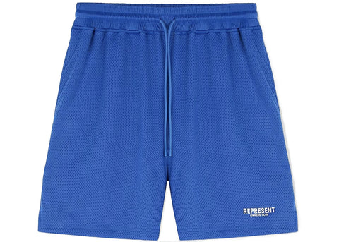 Represent Owners Club Mesh Shorts Blue