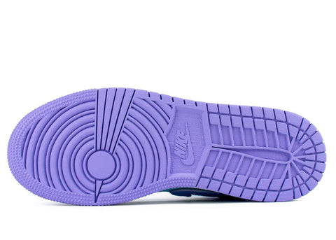 Nike Air Jordan 1 Mid Purple Aqua GS - ALPHET
