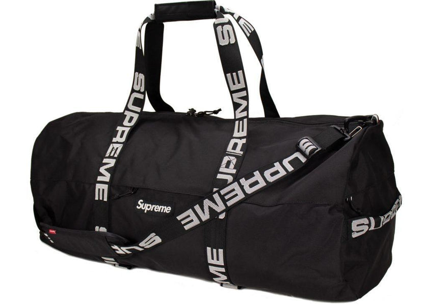 Supreme Large Duffel Bag "SS18" Black The Plug ALPHET