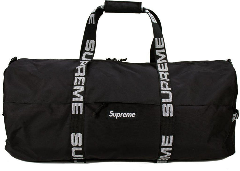 Supreme Large Duffel Bag "SS18" Black The Plug ALPHET