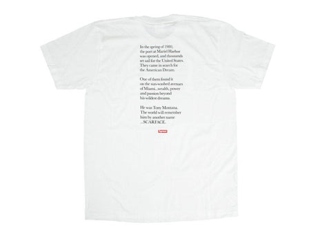 Supreme Scarface Shower T-Shirt "FW17" - ALPHET
