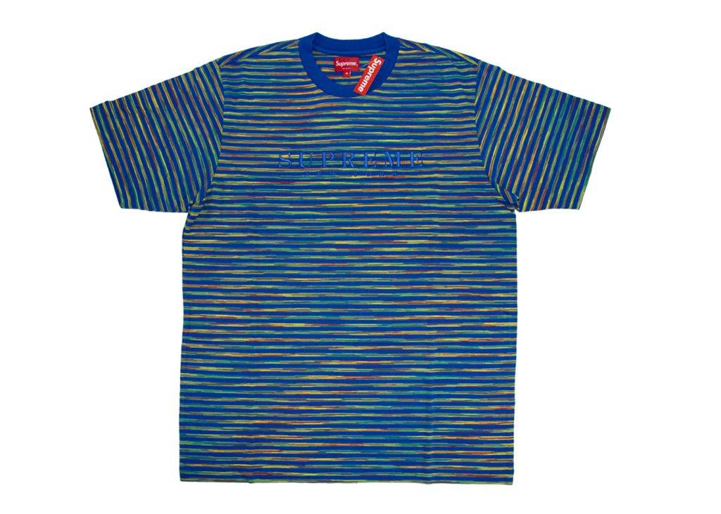 Supreme deals Royal Blue Static Stripe Shirt SS18